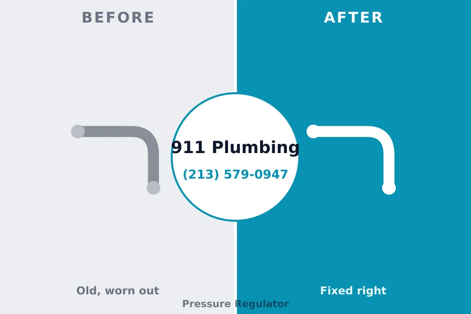 Before and after: plumbing repair Springfield, FL